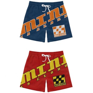 Shorts tricotés décontractés pour hommes, personnalisés, imprimés, taille haute, séchage rapide, taille élastique, mélange de coton, qualité supérieure, service OEM en gros - Product Image 2