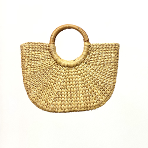 Sacs à main en herbe de mer faits à la main, écologiques, pour femmes, mode quotidienne, Vietnam, tissés à la main, plumes, chaînes, perles, broderie, deux - Product Image 4