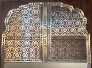 ตัวล็อกล็อกประตูแบบไม้ปรับได้หัวเตียงประตูอพาร์ตเมนต์ทำจากไม้หรูหราทันสมัย - Product Image 4