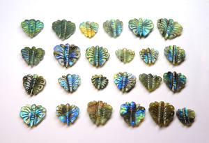 Véritable pierre précieuse de Labradorite bleue en forme de fantaisie Labradorite libre sculptée Pierre bleue de Labradorite Flashy pour la fabrication de bijoux - Product Image 2