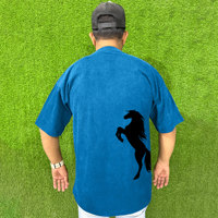 Nouveau Prix Meilleures Ventes Été Coupe Classique 100% Coton Tricoté Col Rond Imprimé Sérigraphié T-shirts Homme Lavés Style Urbain