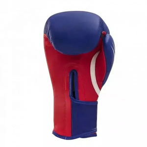 Guantes de boxeo profesionales de cuero auténtico 100%, guantes de entrenamiento ganadores de diseño personalizado con características de perforación, cuero PU - Product Image 2