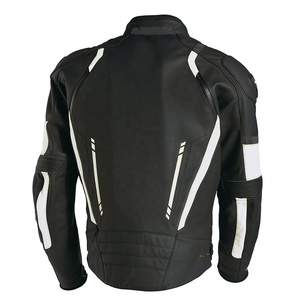 Chaqueta de moto de cuero genuino de fabricante profesional OEM transpirable Real piel de oveja chaquetas de moto de cuero - Product Image 6