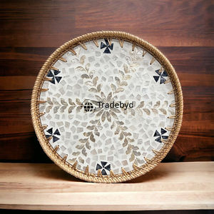 Bandeja de Ratán Moderna Hecha a Mano, Duradera, de Primera Calidad, Multiusos, Elegante Organizador para el Hogar, Tradebyd - Product Image 3