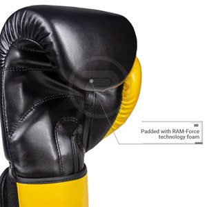 Meilleur prix Gants de boxe sur mesure de haute qualité en cuir Concevez votre propre logo Doigt complet Respirant Service OEM - Product Image 3
