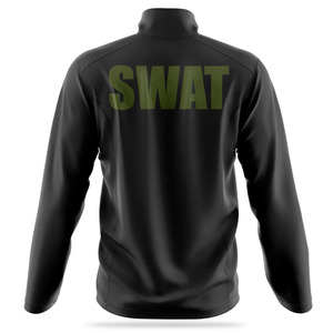 Gran oferta de chaqueta de carcasa suave informal impermeable con cremallera completa de poliéster, chaqueta cortavientos para exteriores, chaqueta de invierno SWAT de lana interior para hombre - Product Image 2