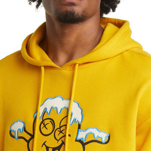 2025 nuevo Unisex ligero manga larga pulóver Sudadera con capucha logotipo personalizado bordado 100% algodón invierno ejercicio Casual Digital - Product Image 4