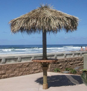 Factory price Popular Straw grass D2.7M Beach <b>Umbrella</b> OEM Packing Grass <b>Umbrella</b> Outdoor <b>Windproof</b> Sunshade <b>umbrellas</b> - Product Image 5