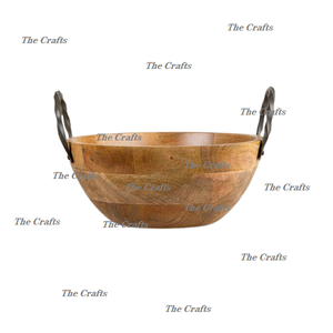 Bol à nourriture en bois au design admirable pour la maison, l'hôtel et les restaurants, idéal pour servir des collations et des fruits, en gros. - Product Image 6