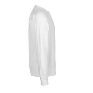 <b>White</b> Custom High Quality Oversized Embroidered Logo Hoodies Unisex Blank 100% Plain Cotton French Terry Crewneck Men <b>Sweatshirt</b> - Product Image 3