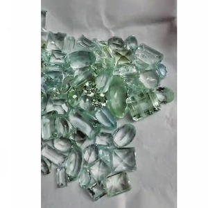 พลอยอความารีนธรรมชาติ72ชิ้นขนาด8มม.-18มม. เจียระไนสี่เหลี่ยมมุมฉาก192 CTS สีฟ้าเรา $198 iroc - Product Image 2