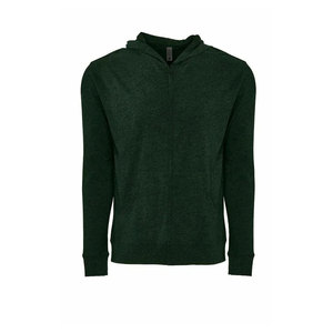 Bella + Canvas Hoodies Sweat-shirt zippé et à capuche vert Veste à capuche basique pour homme Russell Lady sweat à capuche zippé - Product Image 4