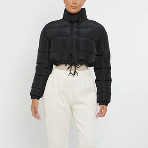 Nueva Chaqueta Corta Acolchada con Capucha para Mujer, Transpirable, Personalizable, Impermeable, Cortavientos y de Secado Rápido, Venta al Por Mayor 2026 - Product Image 3