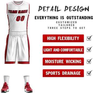 Uniforme de basket-ball avec logo personnalisé respirant et grande taille Offre Spéciale avec design imprimé Prix - Product Image 5