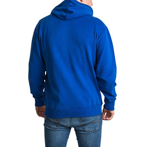 Sudadera con capucha de gran tamaño de algodón 100% de estilo informal para hombre, diseño de otoño en relieve, patrón sólido lavado, bolsillo de canguro largo teñido liso - Product Image 6