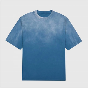 Camisetas Personalizadas Extra Grandes para Hombre, Estilo Casual Vintage, de Algodón Grueso, Lavado Ácido, Efecto Desgastado por el Sol, de Alta Calidad y Ecológicas - Product Image 5