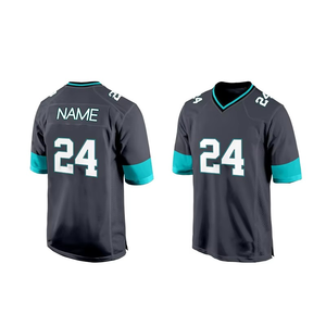 Camiseta de fútbol americano personalizada al por mayor, nuevo uniforme de moda listo para enviar con mangas cortas para empresas de Pakistán - Product Image 6