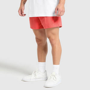 2025 vente en gros OEM hommes Shorts de sport séchage rapide 100% coton solide Sweat Shorts avec poches décontracté Style mince - Product Image 4