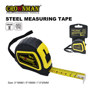 CROWNMAN Strumenti di Misurazione Professionali, Metro a Nastro in Acciaio da 3m/5m/7,5m, Sistema Metrico e Imperiale - Product Image 2