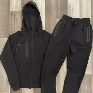 Logotipo personalizado Sublimación de invierno para hombre Slim Fit Venta al por mayor en blanco Sweatsuit Jogging Sportswear Running Gym Poliéster Chándales Conjuntos - Product Image 3