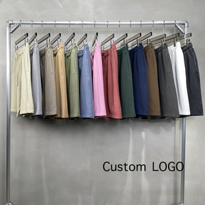 Pantalones Cortos Deportivos Personalizados con Logotipo para Hombre, Pantalones Cortos Deportivos Transpirables de Algodón para Gimnasio - Product Image 1