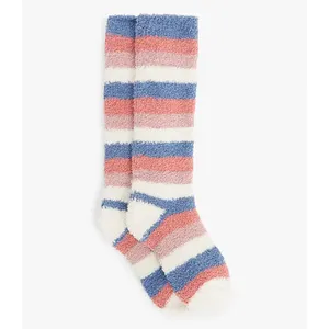 ids' Stripe Welly Socks, Pink/Multi Mini Boden Kids' Ribbed Knee High Sock Box