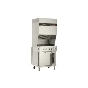 Placa de Cocina Eléctrica Wells WVO-4HF de 42 Pulgadas con Sistema de Campana Integrada, Equipo de Cocina Comercial - Product Image 1
