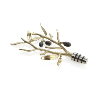 Tapón de botella con diseño de hoja de oro artesanal de Metal de estilo personalizado, tapón de botella de cerveza, vino y champán de acero inoxidable - Product Image 6