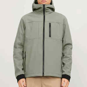 Veste Softshell Unisexe Imperméable à Capuche pour Randonnée Automne Hiver Sports de Plein Air Fermeture Éclair Aventures en Montagne - Product Image 2