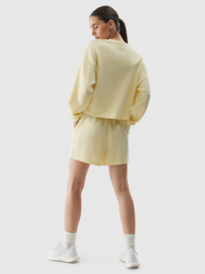 Shorts de sport pour femmes OEM 100% molleton Shorts de jogging respirants Shorts de sport d'été pour la salle de sport Shorts de sport taille mi-haute avec poches latérales - Product Image 6