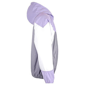 Personnalisé Vintage 80s 90s hommes coupe-vent veste 100% Polyester couleur bloc fermeture éclair nylon coupe-vent imperméable pour décontracté en plein air - Product Image 4