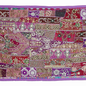 Indian Vintage Bohemian <b>Wall</b> <b>Tapestry</b> Art Curtain, Sari Patchwork <b>Wall</b> Hanging <b>Tapestry</b> <b>Wall</b> Backdrop Art, Handmade <b>Wall</b> Hanging - Product Image 1