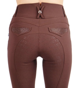 Impresionante aspecto, pantalones ecuestres con cintura alta, ropa de equitación totalmente personalizada a precios de fabricación - Product Image 3