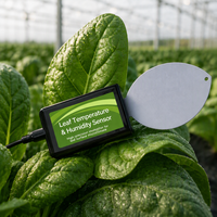 Capteur d'humidité des feuilles CIPPUS à sortie numérique, température, RS485 Modbus, test d'humidité de surface des feuilles, capteur de humidité des feuilles pour l'agriculture