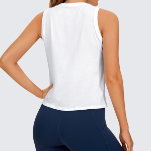 Nouvelles Couleurs Débardeurs de Yoga Sans Manches Écologiques et Respirants en Spandex/Polyester pour Femmes – Vente en Gros de Tenues de Fitness et de Sport en Plein Air - Product Image 4