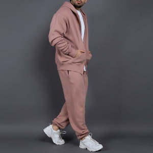 Better ACTIVE Jogger lourd personnalisé 2 pièces ensemble Lounge Gym survêtement à capuche zippé pour hommes - Product Image 2