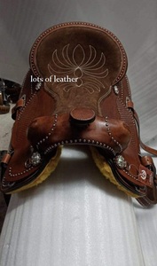 OEM & ODM-brida de cuero de caballo ecuestre, bandana cruzada, cuello de cabeza acolchado, suave, elegante, cosido en banda nasal y banda BROBAND - Product Image 2