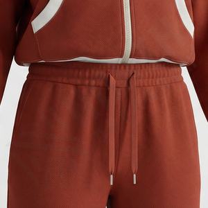 Ropa Casual con Logotipo Personalizado, Venta de Fábrica, Chándal de Invierno Personalizado para Mujer, Alta Calidad, 100% Algodón, Transpirable, Conjunto de Dos Piezas - Product Image 5