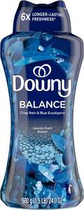 Perlas perfumadas para lavar la ropa Downy Balance In-Wash, aroma a lluvia fresca y eucalipto azul, 24 oz, perlas de aroma para la ropa - Product Image 4