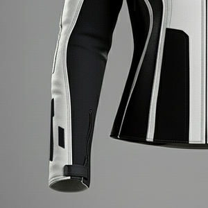 Top tendance Design Vêtements pour femmes Vestes en cuir de moto Fermeture à glissière Vestes en cuir de moto - Product Image 5