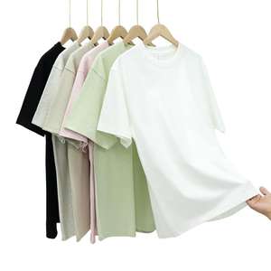 T-shirt personnalisé 330 GSM 100% pur coton uni poids lourd classique à manches courtes T-shirt été décontracté de haute qualité pour hommes - Product Image 2