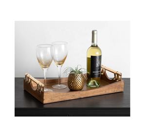 Bandeja Rectangular con mango de Metal, fabricante al por mayor - Product Image 5