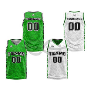 Camiseta de baloncesto unisex personalizada, secado rápido, transpirable, sublimación, diseño impreso, hombres y mujeres, nuevo estilo, uniformes de baloncesto, equipo - Product Image 1