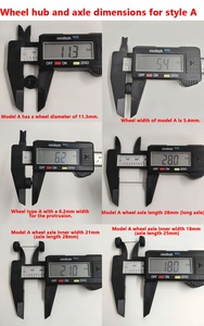 عجلات مطاطية رائجة البيع بمقياس 1:64 لسيارات Real Riders Carros Chiisai، عجلات وإطارات بمحامل بمقياس 1/64، عجلات سيارات معدنية بمقياس 1/64 لنماذج السيارات - Product Image 6
