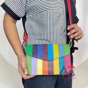 Bolsos de lujo con logotipo personalizado para mujer, bolsos de cuero genuino a la moda, rechoncho Color clásica de bandolera, bolsos cruzados de cuero de alta calidad - Product Image 1