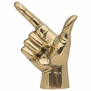 Hot bán rắn nhôm văn phòng bàn điêu khắc nghệ thuật trừu tượng tay điêu khắc trang trí đúc kim loại đối tượng cho trang trí nội thất - Product Image 2