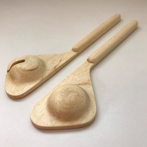 Ensemble de couverts en bois écologiques et élégants, vaisselle en bois naturel pour cuisines et cafés modernes - Product Image 4