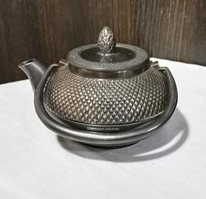 Tetera con acabado antiguo de latón elegante con perilla y Asa elegantes para mesa de comedor, teteras para servir té y café - Product Image 3