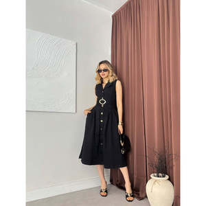SIYAH 30007 ELBISE - Noir - Product Image 4