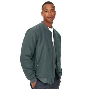 Manufacturer's Best Selling Plus Size Men's Bomber Jackets with Hooded Design Waterproof <b>Canvas</b> Fabric in All Colors - Product Image 6